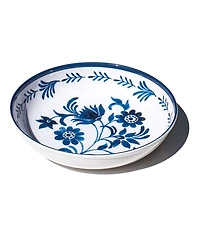 Abode Homewares Medallion Flower NewWave Melamine Low Bowls, Set of 6