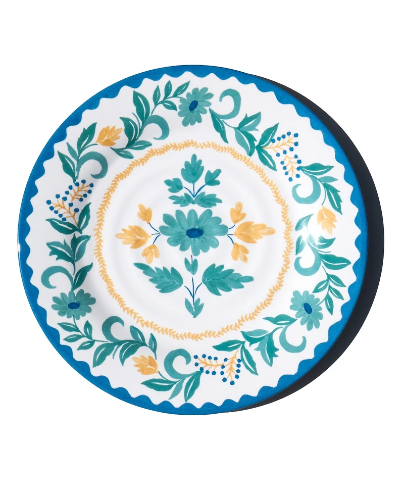 Abode Homewares Montelupo NewWave Melamine Dinner Plates, Set of 6