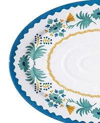 Abode Homewares Montelupo 14" Melamine Oval Serving Platter