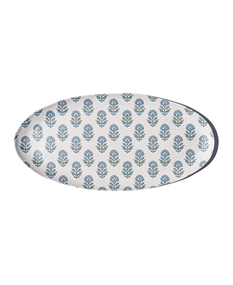 Abode Homewares Kashmir Melamine 8.3" Oval Serving Platter