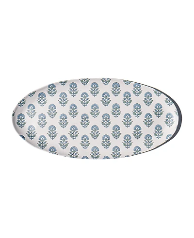 Abode Homewares Kashmir Melamine 8.3" Oval Serving Platter