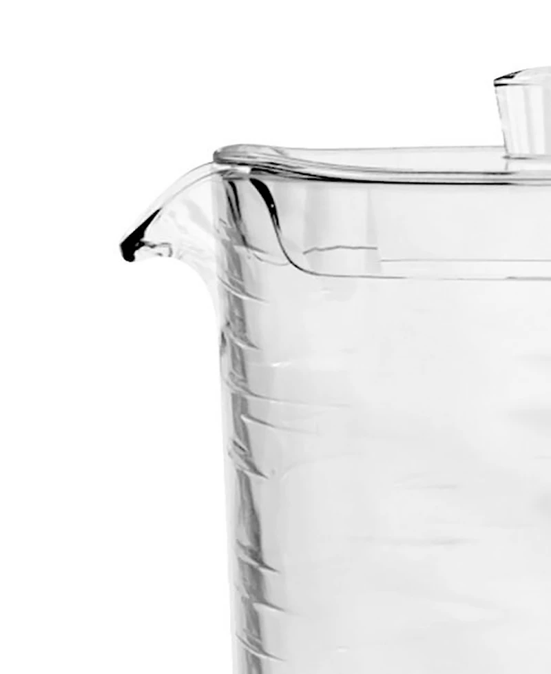Abode Homewares Cordoba Pitcher with Lid, Clear, 78 oz., Premium Plastic