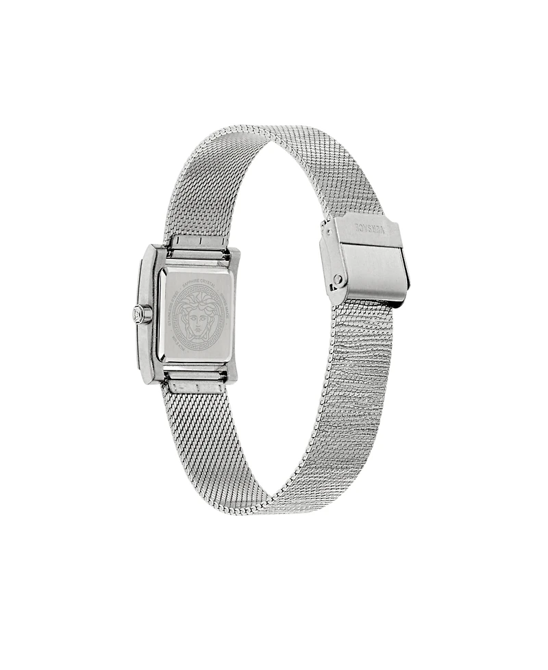 Versace Women's Mosaic Silver Stainless Steel Strap Watch 22x22mm