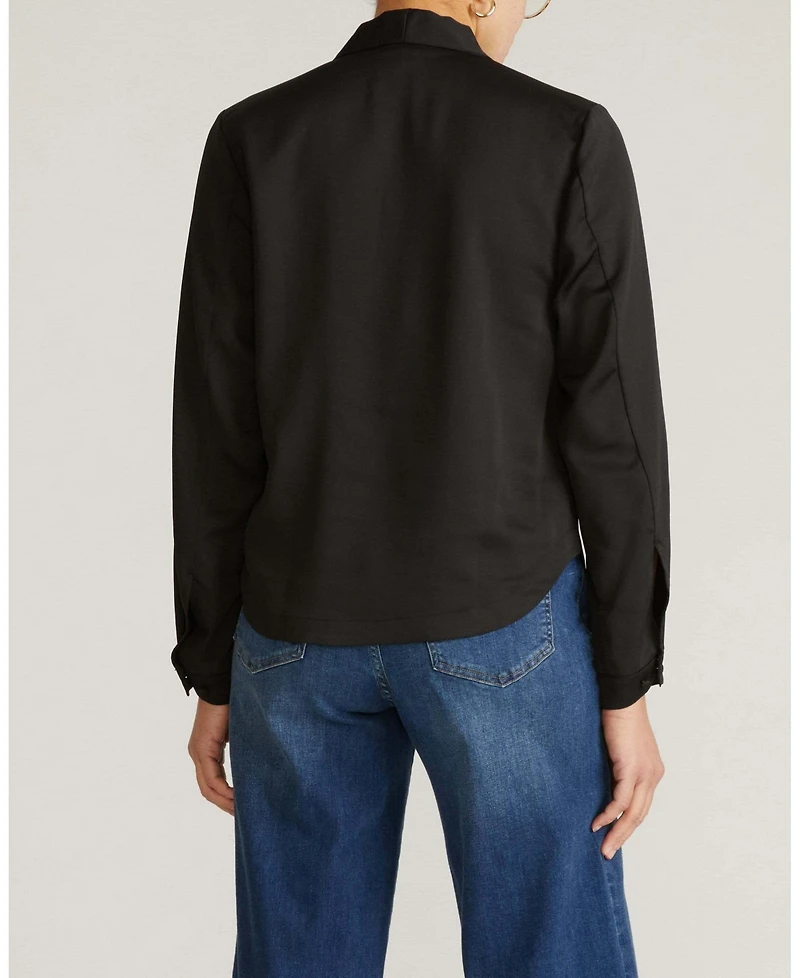 Universal Standard Plus Georgette Satin Cambria Blouse