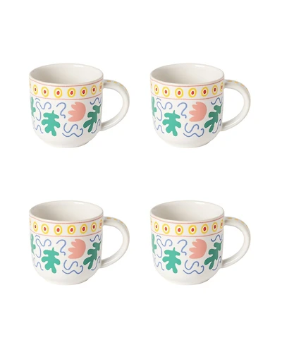 Costa Nova Summer Bliss Mugs, Set of 4