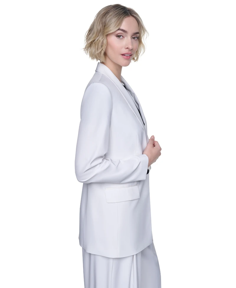 Dkny Women's Everyday One-Button Blazer