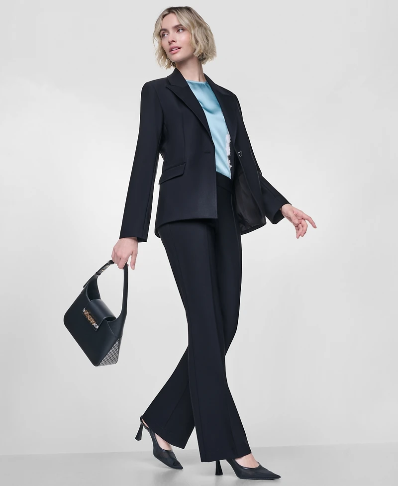 Dkny Women's Long-Sleeve Tech Sport One-Button Blazer
