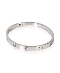 Pre-Owned Cartier White Gold Love Bracelet