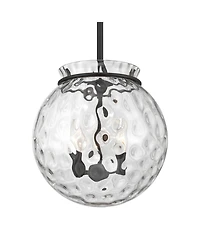 Possini Euro Design Kodi 12inch Wide Bronze Water Glass 3-Light Pendant Light