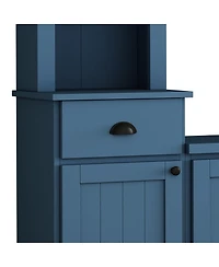 Streamdale Furniture Minimalist Tv Wall Unit and Stand with Storage