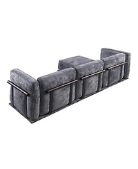 Streamdale Furniture Fashionable modular chenille sofa with iron and wood frame