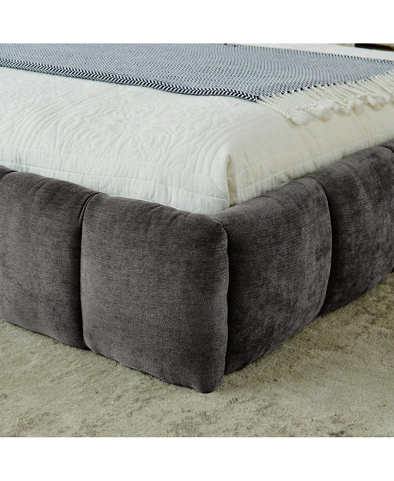 Streamdale Furniture Ca King Upholstered Platform Bed