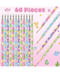 Gnuadz Axolotl Pencils Erasers Classroom Party Favors 60pcs