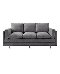 Streamdale Furniture Modern 3-seater Sofa 79.5" with Dual-layer Seat Cushions