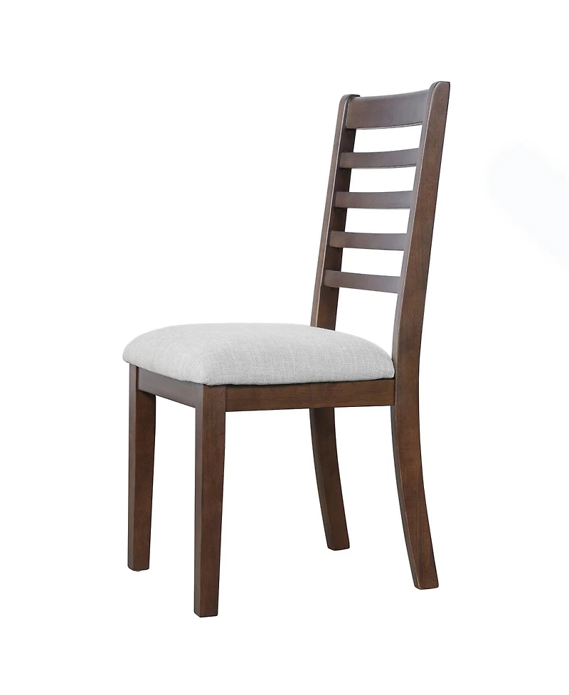 Streamdale Furniture Farmhouse Upholstered Dining Chairs Set.