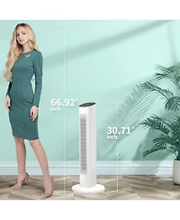 Antarctic Star Oscillating Tower Fan with Led Display, Remote and 15H Timer