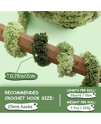 Gnuadz Chenille Chunky Yarn for Hand Knitting Crochet 61.6 Ounce