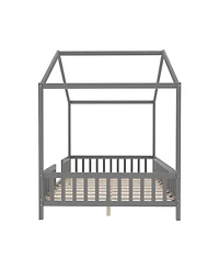 Streamdale Furniture Montessor House Floor Bed with Canopy