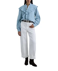 Scalpers Women's Smockruffle Shirt
