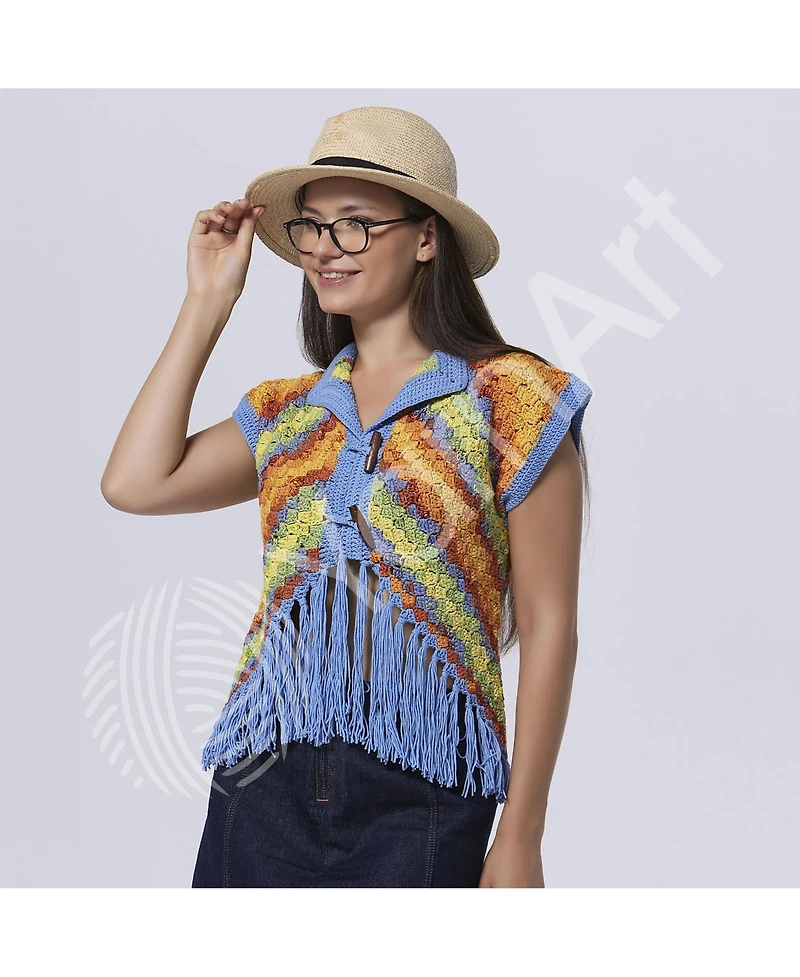 Gnuadz Symphony Cotton Viscose Yarn Crochet Knitting Blouse Dress Shawl Bag Hat