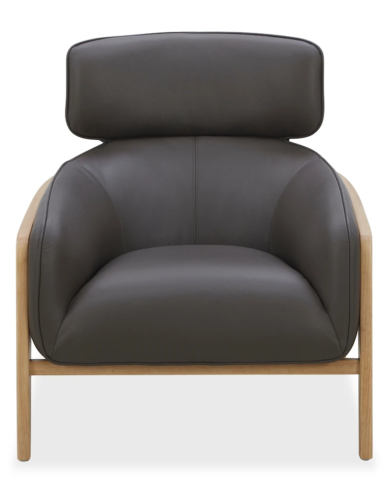 Cherin 32" Leather Upholstery Accent Chair