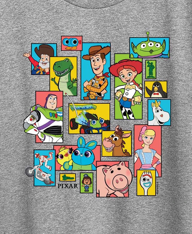 Hybrid Apparel Plus Toy Story Grid Short-Sleeve Graphic T-Shirt