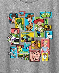 Hybrid Apparel Plus Toy Story Grid Short-Sleeve Graphic T-Shirt