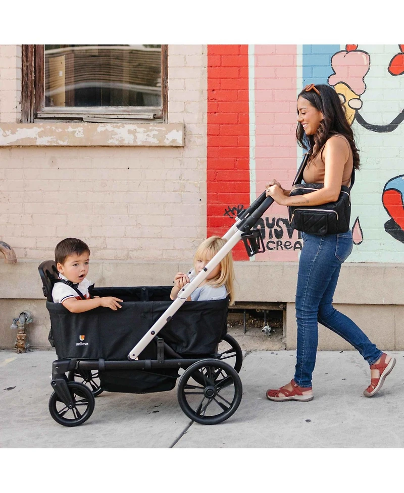 Unilove Kids Trio Trolly Stroller Wagon Cup holder