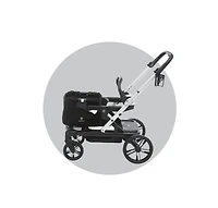Unilove Kids Trio Trolly Stroller Wagon Seat + Shopping Basket + Omni Adapter