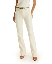 The Noli Shop Women's Aria Coated Flare Jean