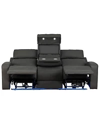 Hewitt 85" Leather Power Reclining Sofa