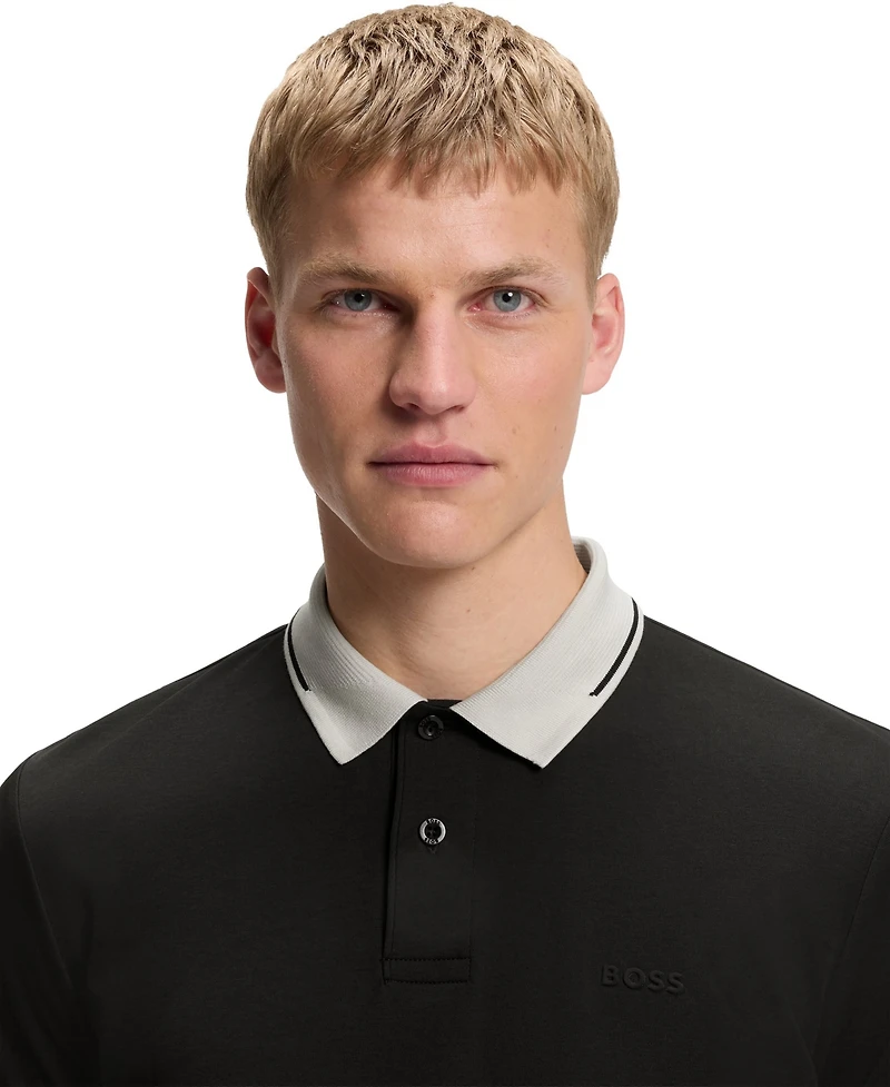 Boss by Hugo Men's Slim-Fit Cotton Polo Shirt
