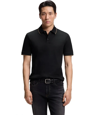 Boss by Hugo Men's Mercerised Cotton Slim-Fit Polo Shirt