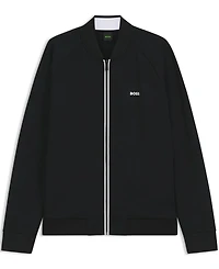 Boss by Hugo Men's Triangle-Jacquard Zip-Up Sweatshirt