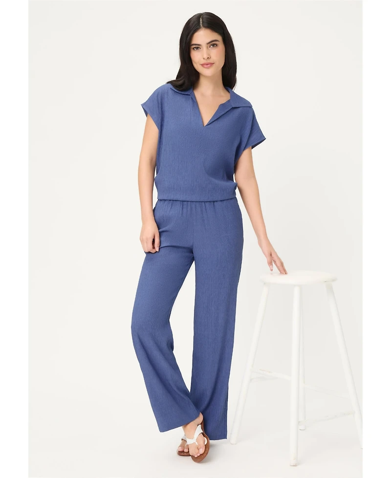 Olsen Women's Soft Crinkle Blouse