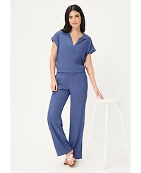 Olsen Women's Soft Crinkle Blouse