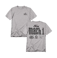Mustang Men's Ford Mach 1 Logos Front Back T-Shirt