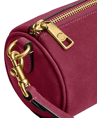 Coach Suede Small Barrel Bag