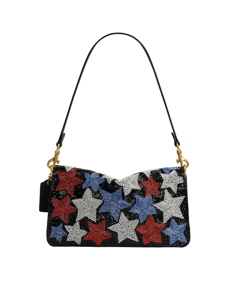 Coach Americana Star Beaded Tabby Small Shoulder Handbag