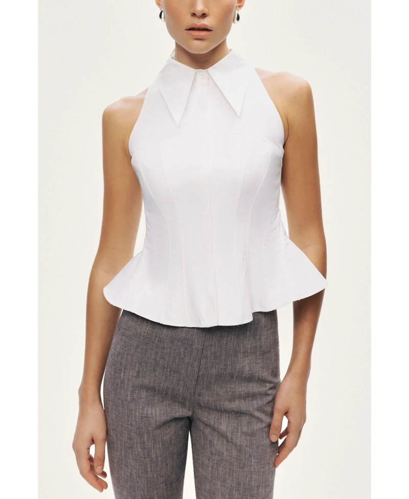 Nocturne Women's Sleeveless Sculpted Shirt