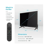 Element 24" Genesis Series 720p Hd Smart Xumo Led Tv Streaming Hdmi Usb - E300AE24CG