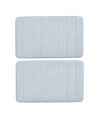 Truly Soft Solid Memory Foam 2-Pc. Bath Rug, 20" x 32"