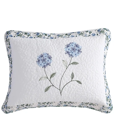 Beatrice Home Fashions Carnation Embroidered Sham, Standard
