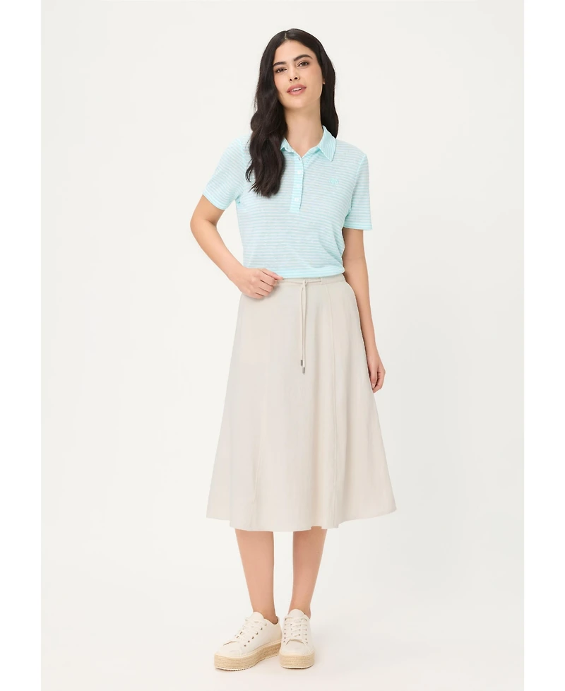 Olsen Women's Twill A-Line Skirt