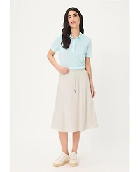 Olsen Women's Twill A-Line Skirt