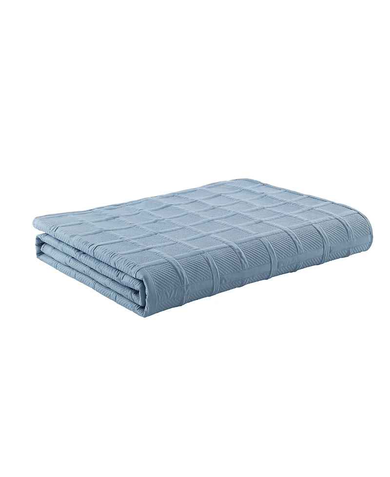 Vcny Home Solid Square 3-Piece Quilt Set