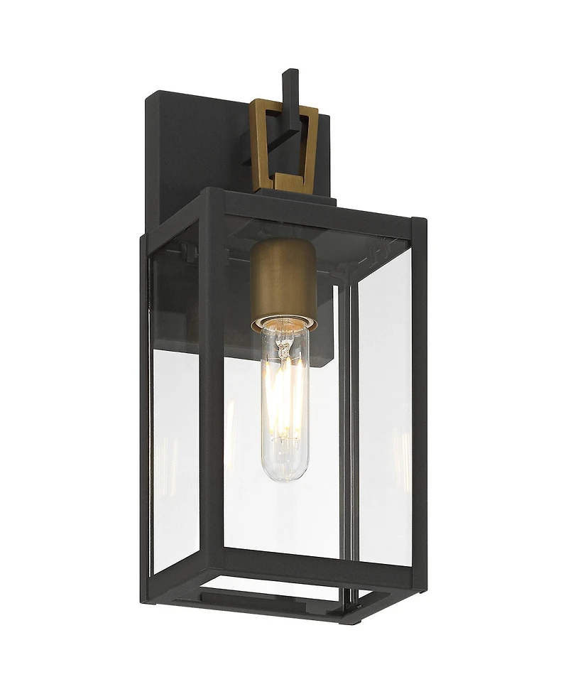 Possini Euro Design Possini Euro Trystin 13 inches Highand Brass Outdoor Wall Light