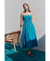 English Factory Women's Stripe Sleeveless Maxi Dress