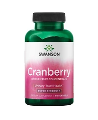 Swanson Super Strength Cranberry Whole Fruit Concentrate 420 Milligrams 60 Softgels