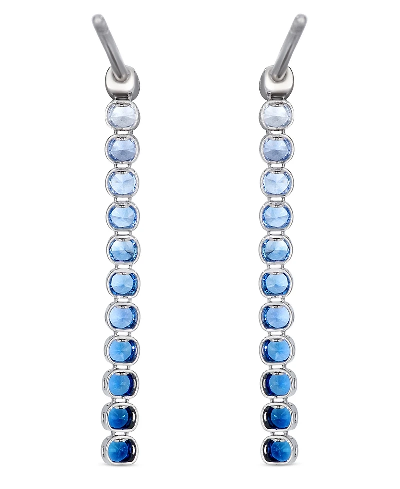 Le Vian Sapphire Ombre & White Sapphire (5/8 ct. t.w.) Earrings in Platinum